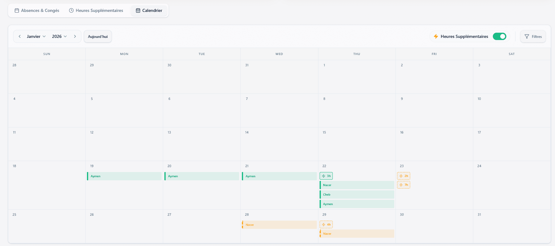 Calendrier et Échéances