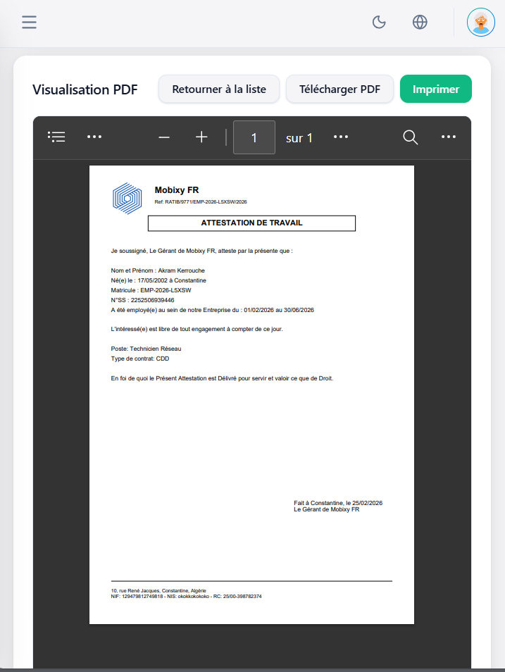 Gestion des Documents